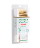 YANGRUI Cotton Swab 510 Count Bamboo Stick BPA Free Eco-friendly Cotton Buds - Pack of 1 - Buy Online on GoSupps.com
