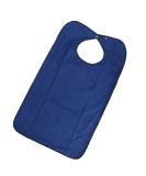 Supvox Double Layer Waterproof Bibs & Eating Apron for Seniors Adults & Kids - Washable Dining Protection (Dark Blue) - Buy Online on GoSupps.com