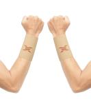 Thx4Copper Compression Wrist Bandages - Copper Infused Wrist Support Unisex Beige XXL for Enhanced Blood Circulation & Relaxation - Buy Online on GoSupps.com
