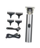 Beaupretty Rechargeable Electric Shaver & Hair Grooming Kit for Men - Special Carving Clippers & Fabric Shaver 14.7x2.4cm Silver - Buy Online on GoSupps.com