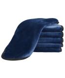 VIVOTE Microfiber Makeup Remover Cloths - Reusable Soft Face Towels (6 Pack 12"x12" Dark Navy Blue) for Effortless Facial and Skin Care - Buy Online on GoSupps.com