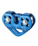 Lixada 30KN Zipline Pulley Trolley Rescue for 1/4-1/2 Cable - Holds up to 6700lbs (Dark Blue) - Buy Online on GoSupps.com