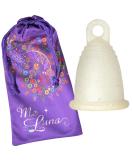 Me Luna Menstrual Cup Sport - Gold Glitter Size L | Eco-Friendly & Comfortable Period Care - Buy Online on GoSupps.com