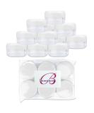 Buy 18 Beauticom 15G/15ML Clear Jars with Lids for Makeup & Creams - BPA Free Ideal for International Shipping - Buy Online on GoSupps.com