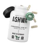 Organic Ashwagandha KSM-66 600mg - Anti-Stress Formula with Zinc Magnesium & B6 - Vegan High Dose 120 Capsules - Made in Germany - Buy Online on GoSupps.com