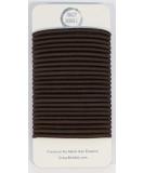 24 Pcs Dark Brown Crazy Bobble Premium Non-Metal Hair Elastics - 4mm Thick Hair Ties for Adults and Kids - Buy Online on GoSupps.com