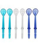 Tongue Scraper Attachment Replacement for Waterpik Water Flosser Replacement Tips for Waterpik Water Flosser 6 PCS 6 Tongue Scraper Attachment - Buy Online on GoSupps.com