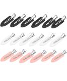 Seamless Hair Clip Set - 20 Translucent Curl Clips in 3 Colors | No Bending Hair Styling & Makeup Tools - Buy Online on GoSupps.com