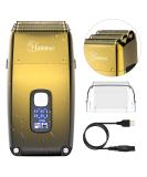 Hatteker Triple Blades Foil Shaver Electric Shaver Razor for Men Close Bald Head Barber Shaver Trimmer Waterproof Wet & Dry, Cordless, Gold - Buy Online on GoSupps.com