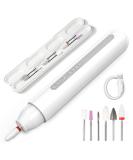 TOUCHBeauty 6-in-1 Electric Manicure Pedicure Nail Files Set with 6 Attachments and 6-Speed Motor - AG-1738 - Buy Online on GoSupps.com