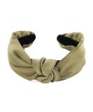 axy fabric headband with knot-vintage-beautiful ladies headband hair accessory headband HR35 (olive green) - Buy Online on GoSupps.com