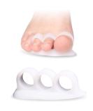 PEDIMEND Silicone Gel Toe Separator - Hammer Toe Straightener & Bunions - Toe Dividers for Overlapping Toes - Foot Care & Balance Improvement - Buy Online on GoSupps.com