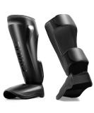 FIVING MMA Martial Arts Shin Guards  Padded  Adjustable Muay Thai Leg Guards with Instep Protection for Kickboxing/MMA Training and Sparring  Durable  Professional MMA Equipment Black Medium - Buy Online on GoSupps.com