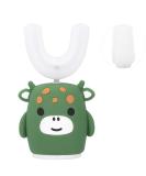 Buy Sustainable Electric Children's Toothbrush - Waterproof Cartoon Design for Kids | Travel-Friendly Oral Care in Green - Buy Online on GoSupps.com