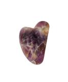 Buy Amethyst Gua Sha - Natural Skin Care Healing Tool | Handmade Purple Facial Massager - Buy Online on GoSupps.com