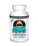 Source Naturals Vitamin B-12 5mg Fast Melt Vegan Formula - Energy Production Support (30 ct) - Buy Online on GoSupps.com