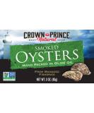 Crown Prince Smoked Oysters in Oil - 3 Ounce (Pack of 2) - Buy Online on GoSupps.com