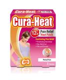 Cura-heat Period Pain 3 patches 1 pack 3 Count (Pack of 1) Period Pain 3 Pack Single - Buy Online on GoSupps.com