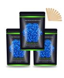 Wax Beads for Hair Removal - Auperwel Hard Wax Beans for Brazilian, Face & Legs - Painless Waxing, 10.5oz, 3 Packs, Chamomile - Buy Online on GoSupps.com