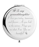 Peayale Beautiful Granddaughter Travel Mirror - Ideal Birthday, Graduation, and Christmas Gift - Buy Online on GoSupps.com