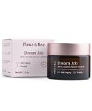 FLEUR & BEE Anti Aging Night Cream | 100% Vegan Overnight Repair for Fine Lines & Wrinkles | Dream Job 1.5 oz - Clean Beauty eCommerce - Buy Online on GoSupps.com