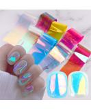 Dornail Aurora Nail Foil Stickers: Broken Glass Paper Nail Decals for Nail Art Decor - Buy Online on GoSupps.com