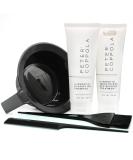 Buy PETER COPPOLA Keratin Treatment Kit - At-Home Hair Straightening & Smoothing for All Hair Types | Includes Shampoo Bowl Brush & Comb | International Shipping Available - Buy Online on GoSupps.com