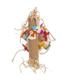 HappyBird Unicorn Star-Roll | Eco-Friendly Shredding Toy for Parakeets & Small Parrots - Best Bird Toys for Happy Birds - Buy Online on GoSupps.com