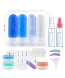 Travel Bottles Set - 16 Silicone BPA-Free 90ml Bottles for Easy Travel Packing - Buy Online on GoSupps.com