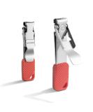 MR.GREEN Compact Foldable Nail Clippers with Key Chain - Portable Fingernail Cutter and Manicure Tool in Red - Buy Online on GoSupps.com