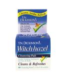 Dickinson Brands T.N. Dickinson's Witch Hazel Cleansing Pads 60 Pads 2.13 in (5.41 cm) dia - Buy Online on GoSupps.com