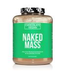 Chocolate Vegan Weight Gainer - 8lb Bulk | Naked Mass | GMO, Gluten, Soy, Dairy Free | 1,280 Calories | 11 Servings - Buy Online on GoSupps.com