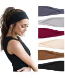 Headbands Women Headband Sports Hairbands Elastic Wide Hairband for Women Yoga Workout Headbands Headbands Color-A - Buy Online on GoSupps.com