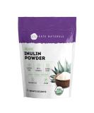 Kate Naturals Organic Inulin Powder (12oz) - USDA Certified Prebiotic Fiber for Gut Health, Vegan Baking, Gluten Free & Keto - Blue Agave Flavor - Buy Online on GoSupps.com