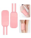 Reusable Castor Oil Packs for Knees - 2 Organic Cotton Wraps | Adjustable & Effective Pain Relief (Pink) - Buy Online on GoSupps.com