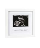 Pearhead Love at First Sight Sonogram Picture Frame, Pregnancy Keepsake Photo Frame, Gender-Neutral Baby Nursery Dcor, Mothers Day Accessory, White Love at First Sight Frame, White - Buy Online on GoSupps.com