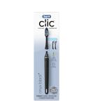 Oral-B Clic Manual Toothbrush, Matte Black, with 1 Bonus Replacement Brush Head and Magnetic Toothbrush Holder Matte Black 4 Piece Set - Buy Online on GoSupps.com