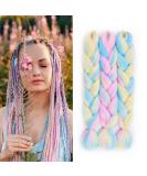 Fanwyfyu Jumbo Braid Synthetic Hair - 24 Inch Kanekalon Braiding Extensions (3 Pack) for Crochet Twists - DB-MC14 - Buy Online on GoSupps.com