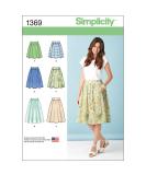 Simplicity 1369 Women's Skirt Sewing Pattern - Sizes 6-14 | Shop Now - Buy Online on GoSupps.com