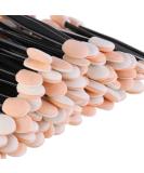 AKOAK 100 Pcs Soft Latex Sponge Eye Shadow Stick - Double-sided Disposable Brushes & Glitter Tools for Perfect Eye Makeup - Buy Online on GoSupps.com