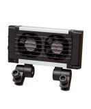 Hobby Aqua Cooler V2 - Dual Fan Black | International Shipping Available - Cooling Solution for Enthusiasts - Buy Online on GoSupps.com