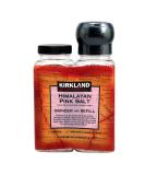 Kirkland Himalayan Pink Salt Grinder with 26 oz Refill - Premium Quality Salt Grinder Set - Buy Online on GoSupps.com