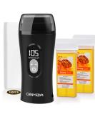 2022 Upgraded Honey Roller Waxing Kit for Sensitive Skin - Roll On Wax Heater with 2 Cartridge Refills and 100 Wax Strips - Buy Online on GoSupps.com