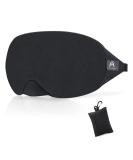 Mavogel Cotton Sleep Mask - Updated Design Light Blocking Sleep Eye Mask Soft and Comfortable Night Sleeping Mask for Men Women Eye Blinder for Travel/Sleeping Includes Travel Pouch Black - Buy Online on GoSupps.com