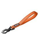Oneigris Bolt Short Guide Dog Leash 30cm | Reflective Nylon Tiger Tooth Clip Soft Upholstery | Ideal for Medium & Large Dogs | Orange - Buy Online on GoSupps.com