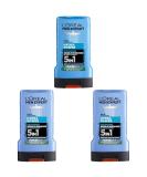 L'Or al Men Expert XXL 5in1 Shower Gel & Shampoo for Men - 250ml (3 Pack) | Long-Lasting Freshness Carbon-Powered Body & Hair Care - Buy Online on GoSupps.com