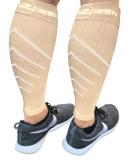 Vin Zen Calf Compression Sleeve for Men & Women - Footless Compression Socks for Shin Splint Pain Relief & Improved Circulation - Beig(Median - Buy Online on GoSupps.com