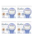 Schick Intuition Pure Nourishment with Organic Cocoa Butter 12 Cartridge Women's Razor Refills - Buy Online on GoSupps.com