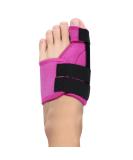 Hallux Valgus Correction Rail - Relief for Large Toe Pain Align Toes Big Toe Protection for Men & Women (Rose Red Left) - Buy Online on GoSupps.com