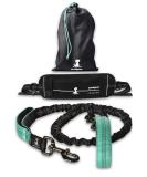 Premium 2-in-1 Jogging Line & Leash for Large/Medium Dogs | Double Handle & Belly Belt | Ideal for Jogging Hiking & Walking - Buy Online on GoSupps.com